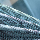Light Blue Chevron Chunky Knit, Nylon-Poly — photo 3