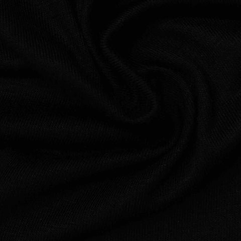 Black Jersey Knit, Viscose