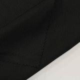 Polyester Stretch Ponte Knit Fabric, 420 gsm, 160 cm — Black — photo 3