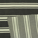 Black Stripes Jacquard, Viscose — photo 3