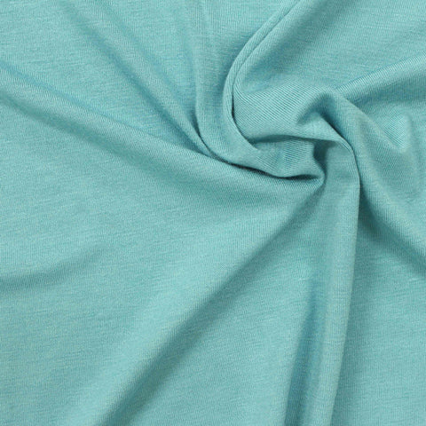 Viscose Stretch Jersey Knit Fabric, 168 gsm, 150 cm — Blue