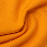 Brushed Cotton Polyester French Terry Fabric, 320 gsm, 175 cm — Orange — photo 3