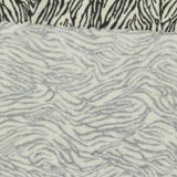 Black Zebra Jersey Knit, Viscose — photo 3