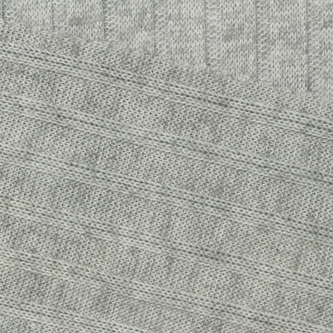 Light Grey Heather Rib Knit, Polyester