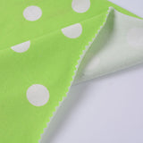 White Dots Jersey Knit, Cotton — photo 3