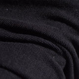 100% Cotton Chunky Knit Fabric, 170 gsm, 160 cm — Black — photo 3