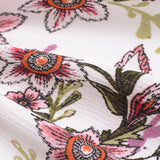 Pink Bold-Floral Crepe, Polyester — photo 3