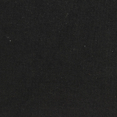 Tencel Lyocell Stretch Jersey Knit Fabric, 270 gsm, 165 cm — Black