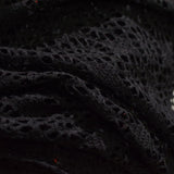 Black Openwork Jacquard, Cotton-Poly — photo 3
