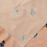 Blue Floral Jersey Knit, Viscose — photo 3
