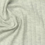 Light Grey Heathered-Marl Rib Knit, Poly-Viscose — photo 3