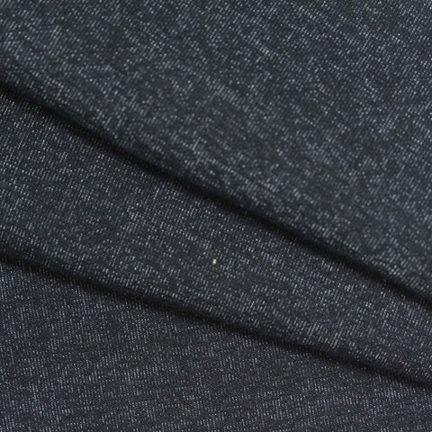 Dark Grey Marl Scuba Knit, Poly-Cotton, 420 gsm