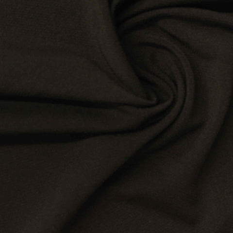Polyester Stretch ITY Knit Fabric, 240 gsm, 160 cm — Brown, ref EF-264734