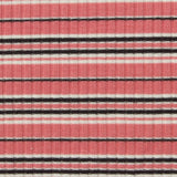 Pink Horizontal-Stripe Rib Knit, Viscose-Poly — photo 3