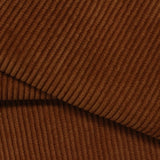 Polyester Stretch Corduroy Fabric, 263 gsm — Brown — photo 3