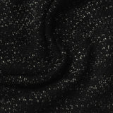 Black Flecks Chunky Knit, Poly-Cotton — photo 3