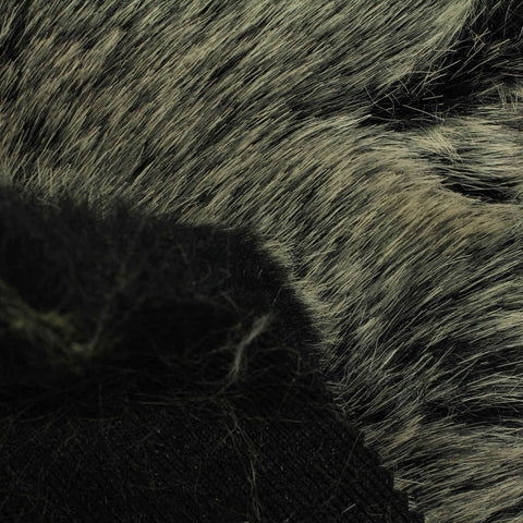 Animal Print Acrylic Polyester Knit Fabric, 1170 gsm, 185 cm — Khaki