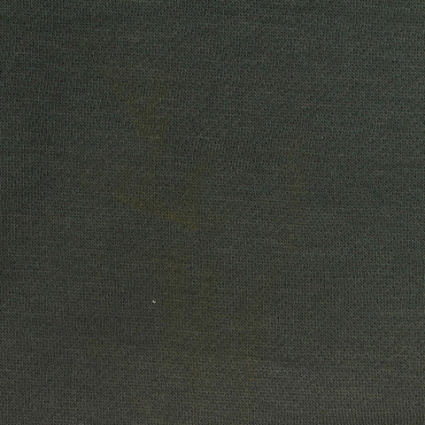 Brushed 100% Polyester French Terry Fabric, 284 gsm, 160 cm — Green