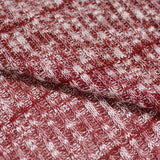 Red Marl Rib Knit, Poly-Viscose — photo 3