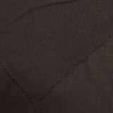 Dark Brown Marl Rib Knit, Viscose — photo 3