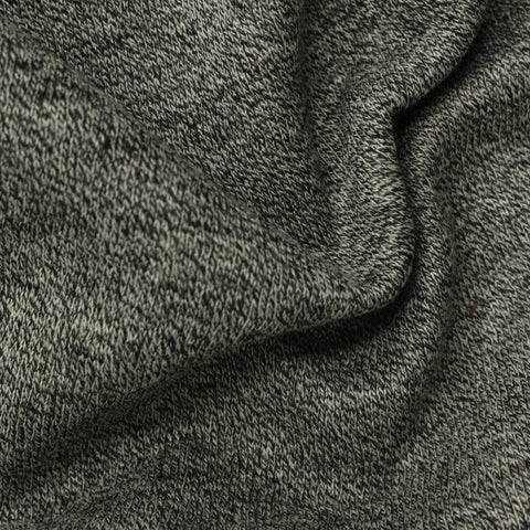 Heathered Grey Marl Jersey Knit, Poly-Cotton, 267 gsm
