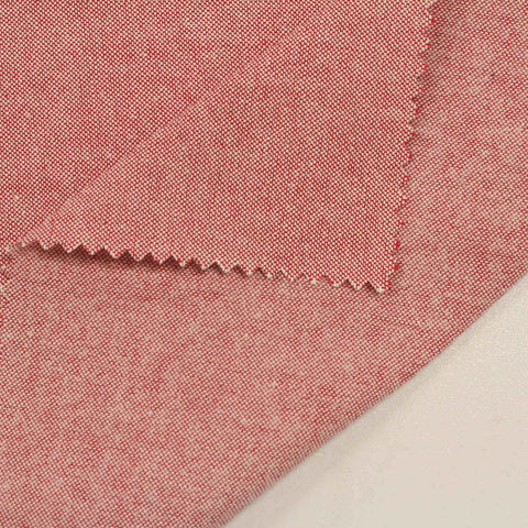 Red Marl Oxford, Cotton, 158 gsm