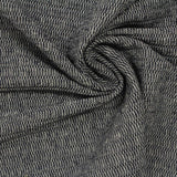 Grey Geometric Rib Knit, Cotton-Poly — photo 3