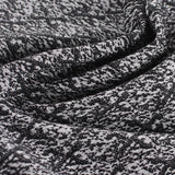 Black Geometric Interlock Knit, Polyester — photo 3