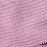Polyester Viscose Stretch Waffle Knit Fabric, 245 gsm, 165 cm — Pink — photo 3