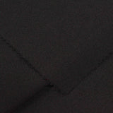 100% Polyester Linen-Look Fabric, 142 gsm — Black — photo 3