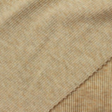 Light Brown Marl Rib Knit, Poly-Cotton — photo 3