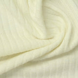 Polyester Viscose Stretch Rib Knit Fabric, 280 gsm, 170 cm — Yellow — photo 3