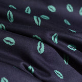 Green Leaf Jacquard, Poly-Viscose — photo 3