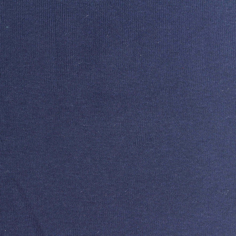 100% Cotton Rib Knit Fabric, 200 gsm, 180 cm — Navy