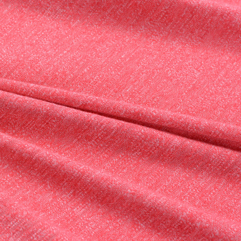Red Marl Jersey Knit, Cotton-Poly, 150 gsm
