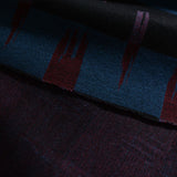 Red Abstract Jacquard, Poly-Viscose — photo 3