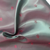 Jacquard Polyester Viscose Woven Fabric, 88 gsm — Purple — photo 3