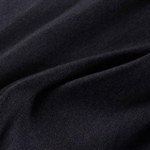 Polyester Viscose Blend Stretch Bengaline Fabric, 275 gsm, 147 cm — Navy
