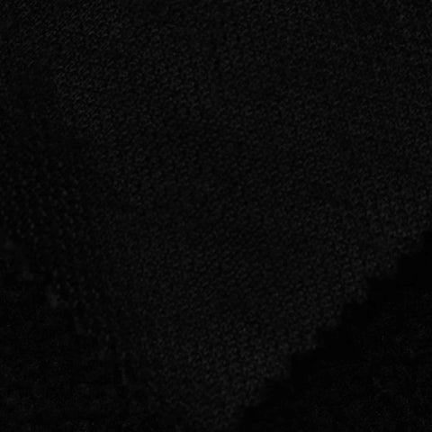 100% Polyester Fleece Fabric, 330 gsm, 160 cm — Black