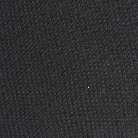 Tencel Lyocell Stretch Rib Knit Fabric, 170 gsm — Black