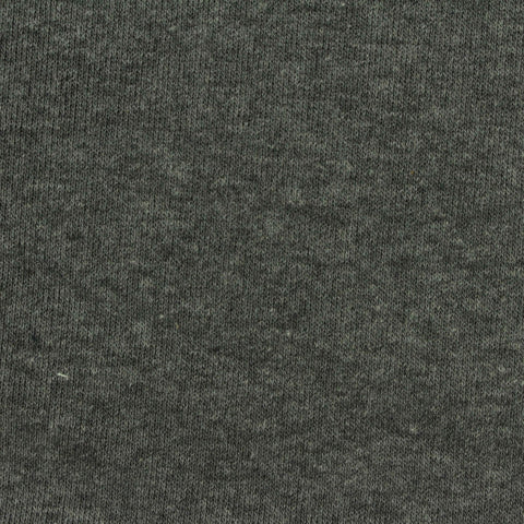 Dark Grey Heathered-Marl French Terry, Poly-Cotton, 190 gsm