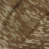 Cotton Polyester Waffle Knit Fabric, 100 gsm, 170 cm — Brown — photo 3