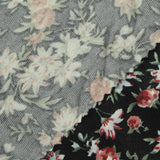 Black Floral Knit, Polyester — photo 3