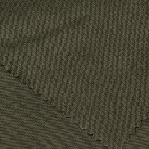 Cotton Stretch Poplin Fabric, 119 gsm, 147 cm — Khaki