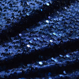 Blue Sequin Knit, Polyester — photo 3
