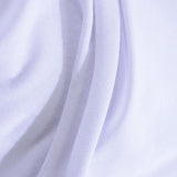 Polyester Viscose Stretch Jersey Knit Fabric, 158 gsm, 160 cm — White — photo 3