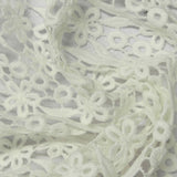 White Floral Knit, Polyester, 125 cm — photo 3