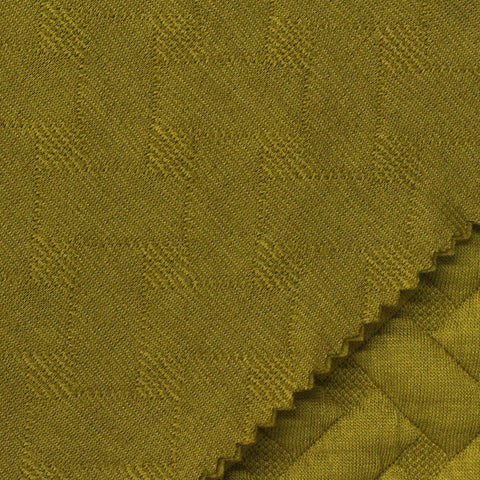 Olive Tone-on-Tone Jacquard, Polyester, 380 gsm