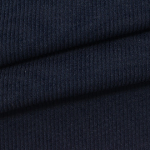 Polyester Stretch Jersey Knit Fabric, 315 gsm — Navy