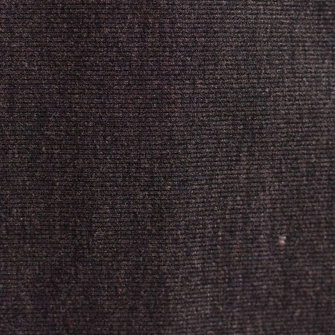 Yarn-Dyed Viscose Polyester Blend Stretch Interlock Knit Fabric, 150 cm — Black